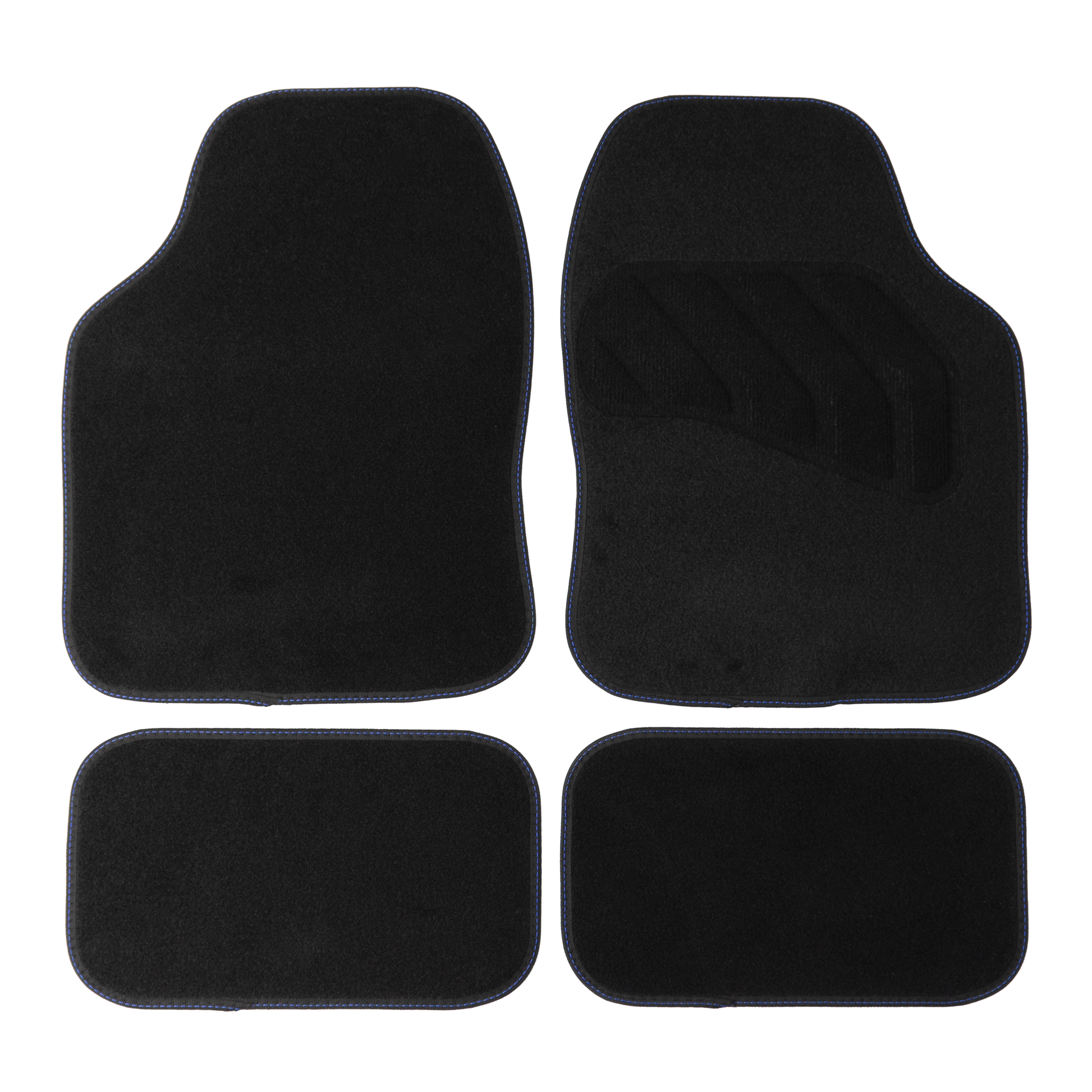 Sakura Flux Carpet Mat: Welded Heelpad Dark Blue