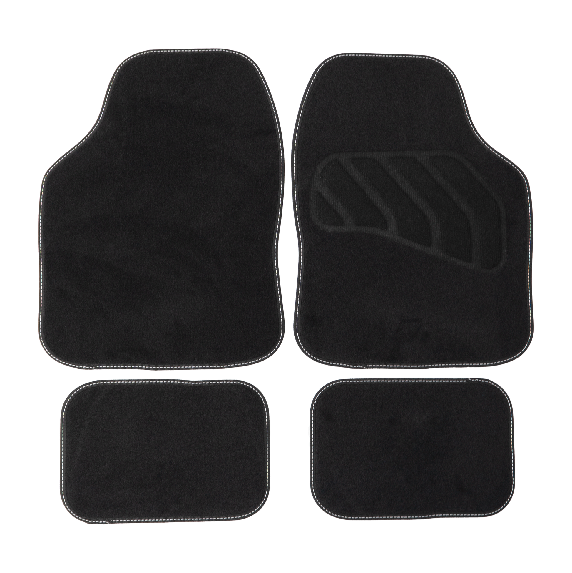 Sakura Flux Carpet Mat: Welded Heelpad White