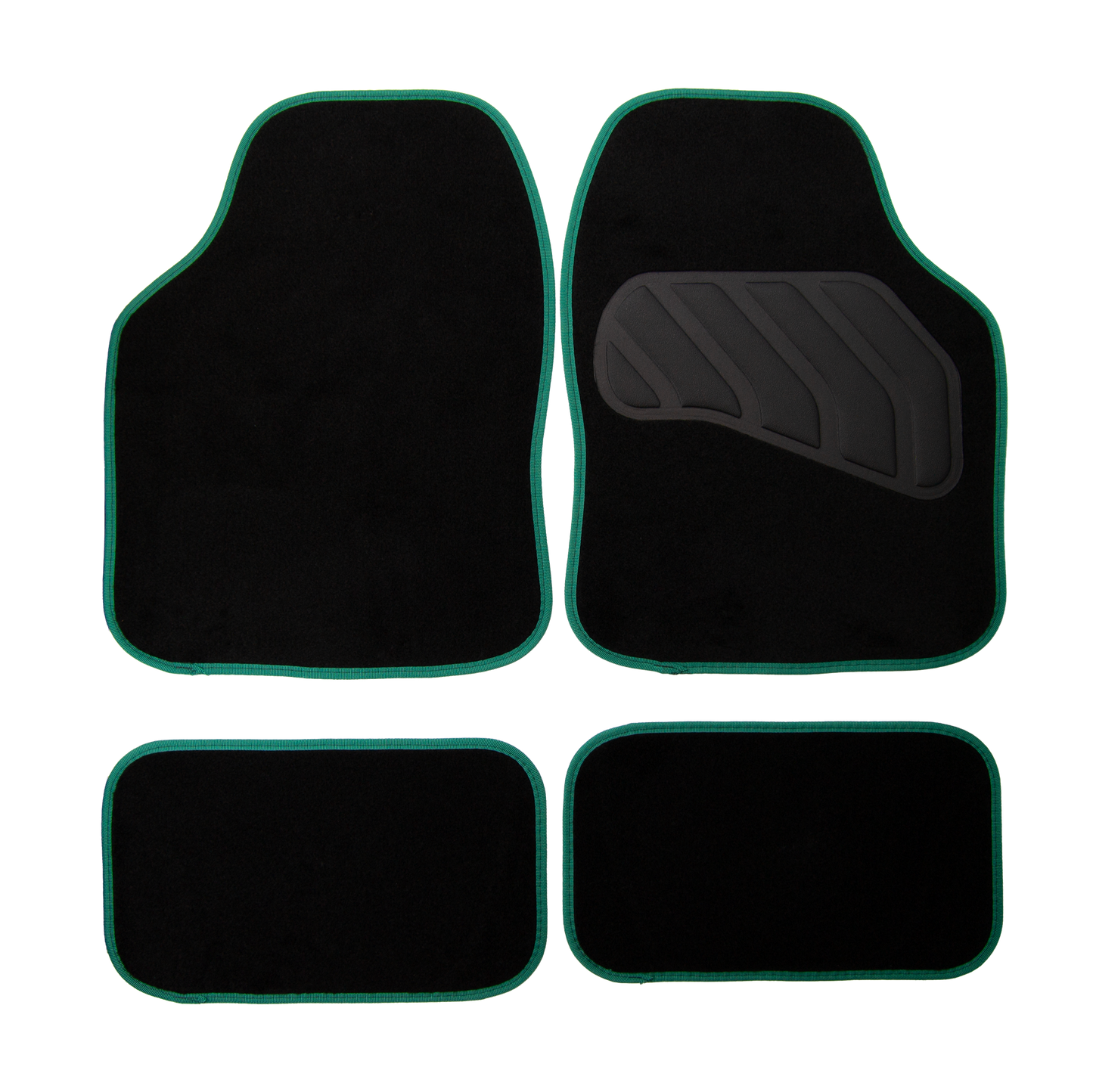 Sakura Pastel Carpet Mat: PVC Welded Heelpad Green