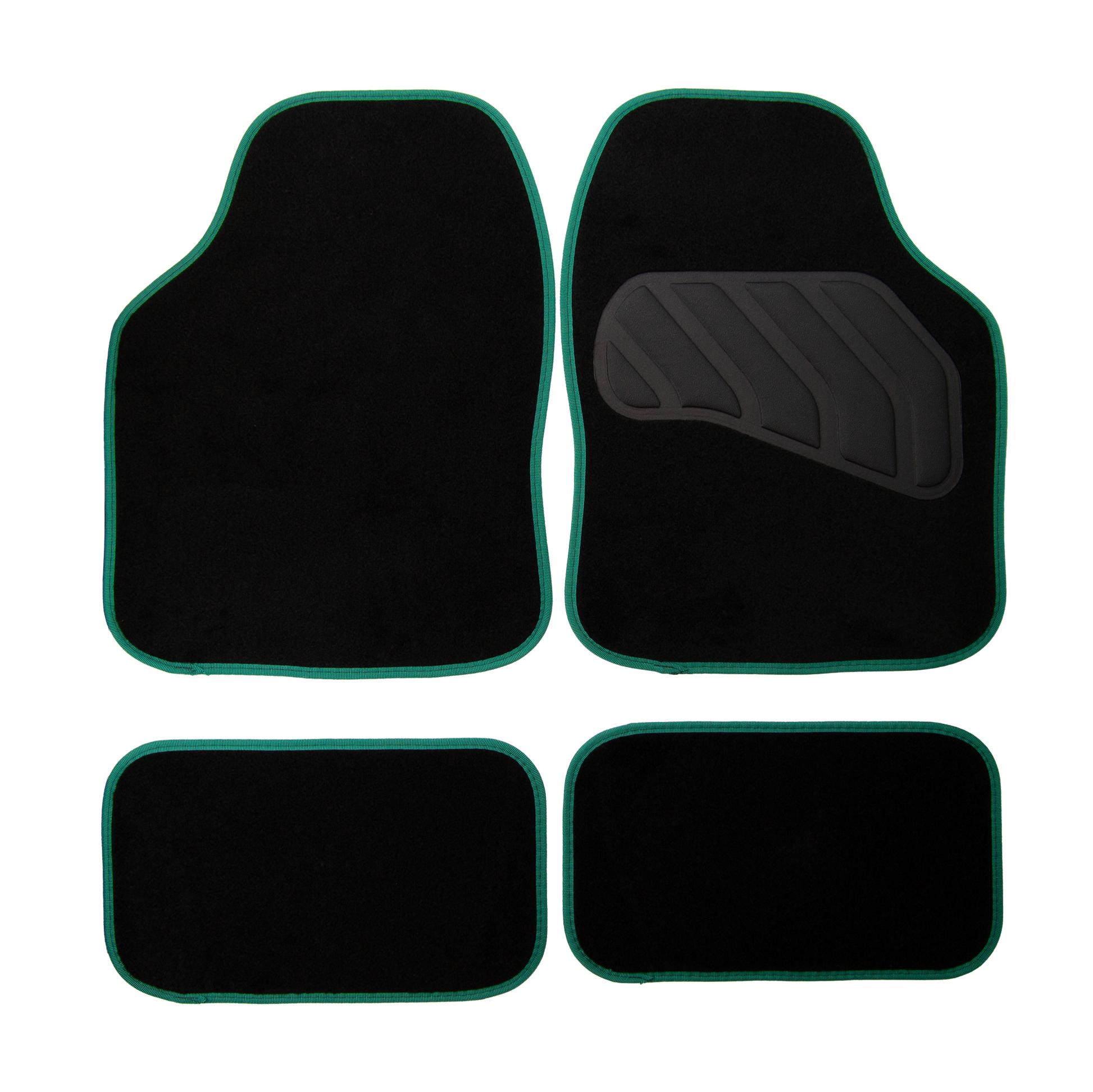 Sakura Pastel Carpet Mat: PVC Welded Heelpad Green