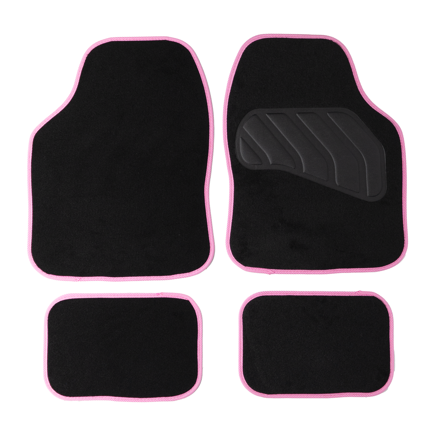 Sakura Pastel Carpet Mat: PVC Welded Heelpad Pink