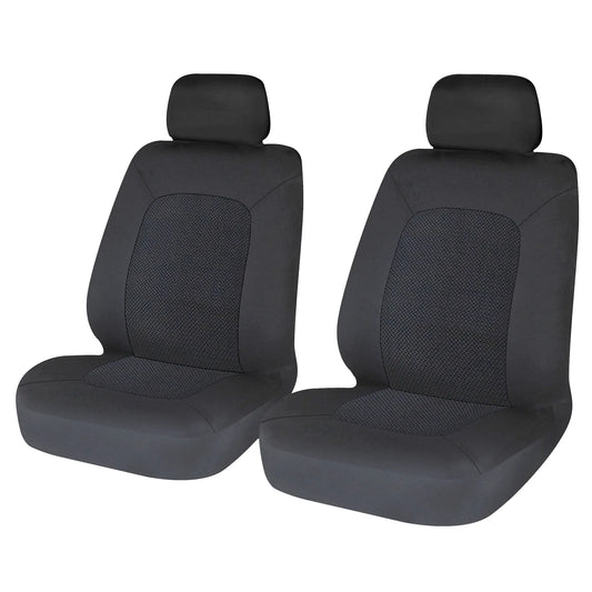 Sakura Seat Covers Hampton Black Front Set