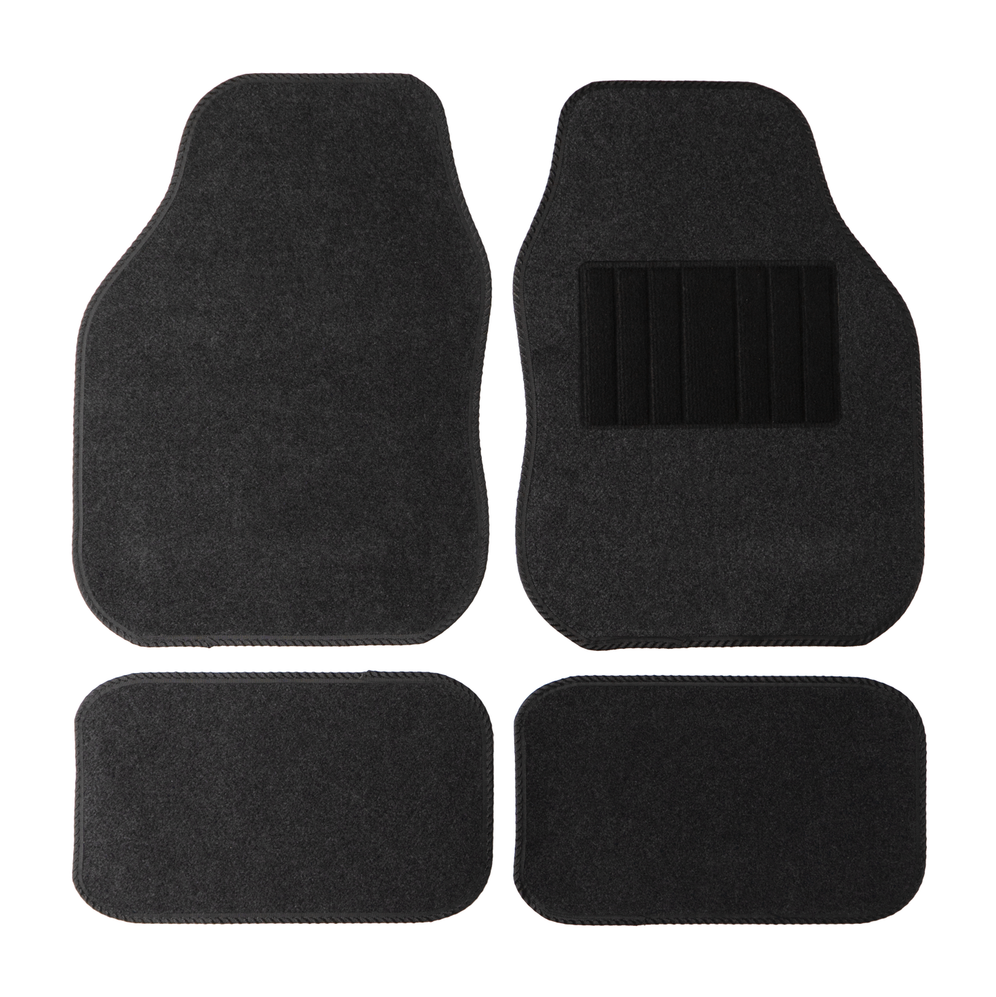 Sakura Universal Carpet Mat Set (Grey/Black)