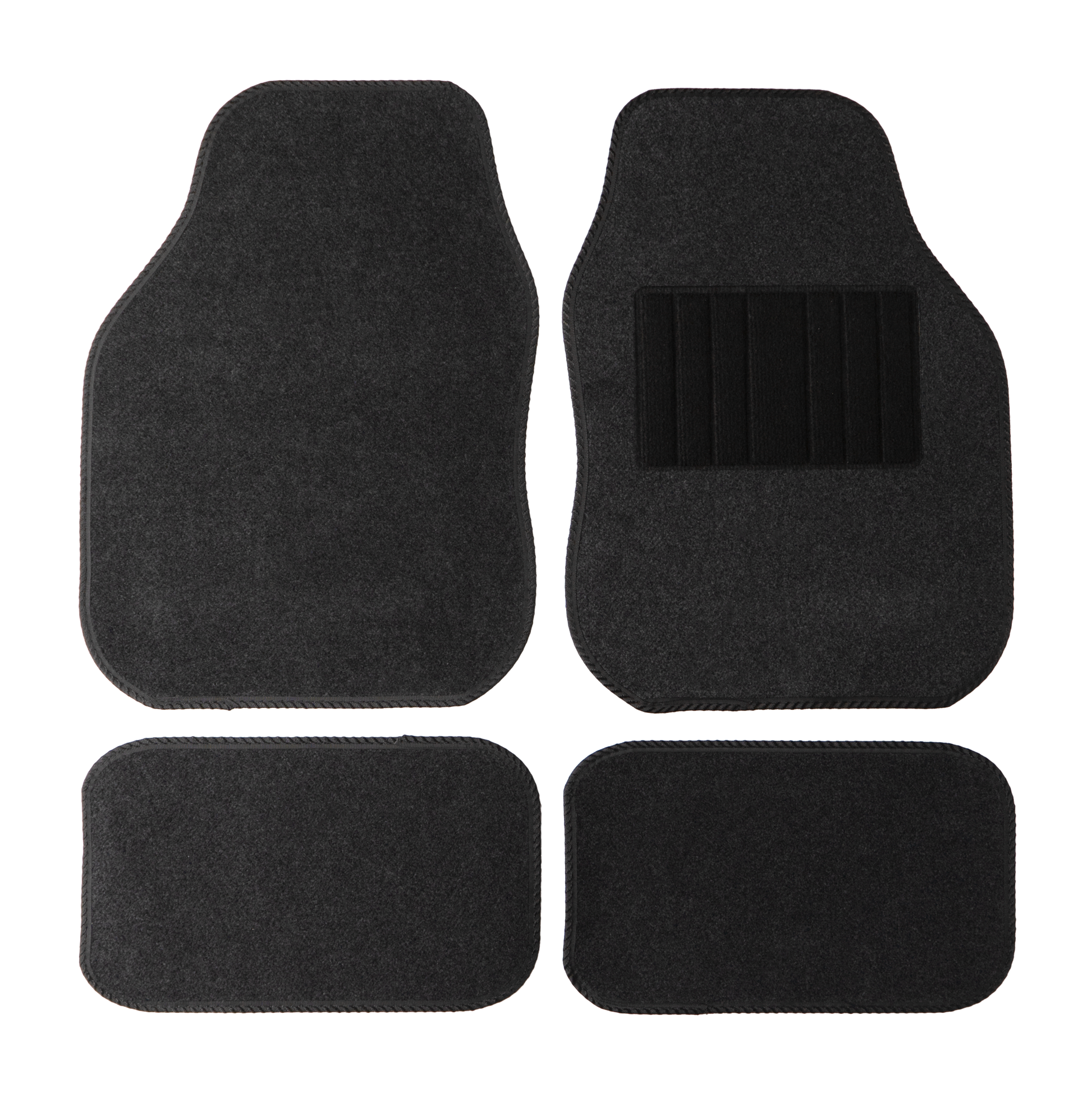 Sakura Universal Carpet Mat Set (Grey/Black)