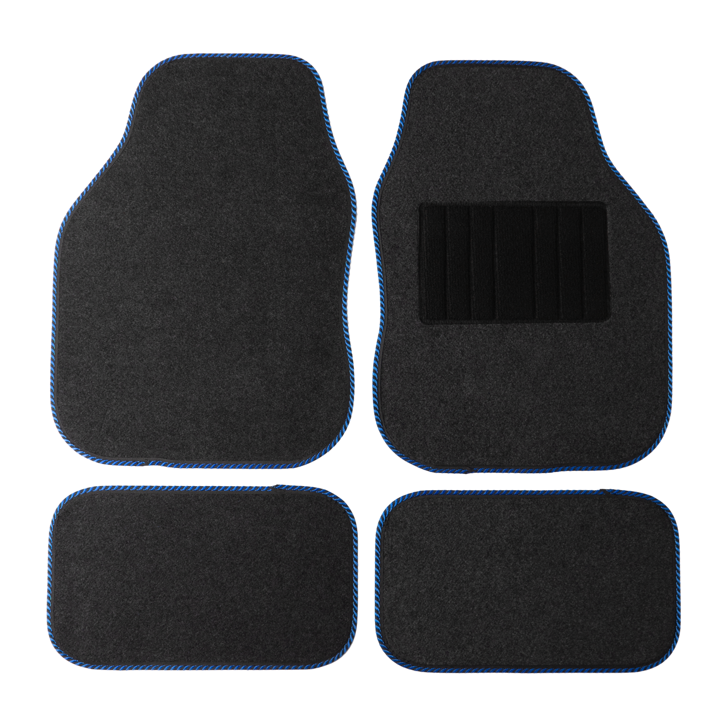 Sakura Universal Carpet Mat Set (Grey/Blue)