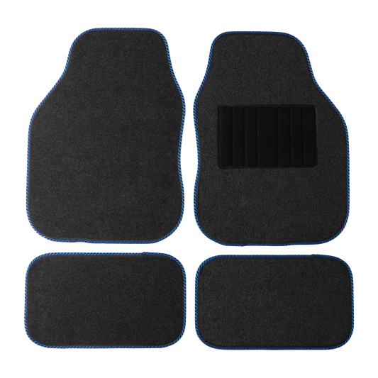 Sakura Universal Carpet Mat Set (Grey/Blue)