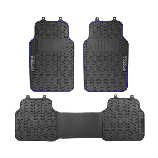 Sparco PVC Car Mat Black / Blue