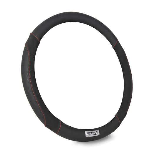 Sparco Steering Wheel Cover Suede Synthetic Leather Black / Grey