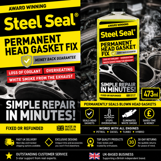 Steel Seal Head Gasket Repair Infographic