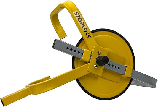 Yellow Stoplock Wheel Clamp
