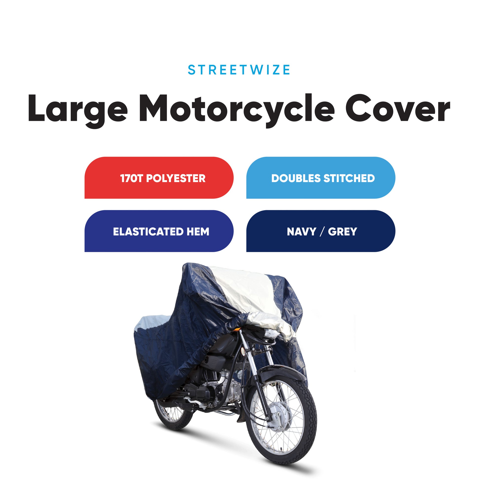 Streetwize Large Motorcycle Cover 