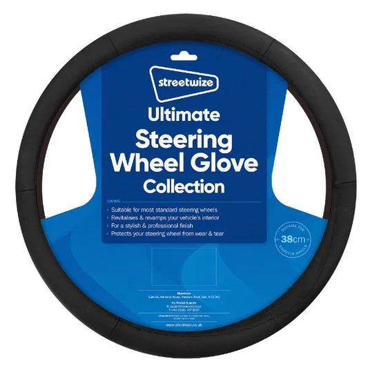 Streetwize Ultimate Steering Wheel Glove Bla