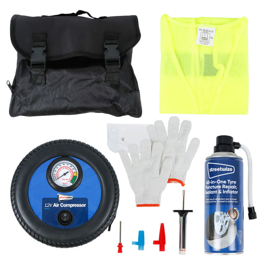 Tyre Sealer Kit with Compressor