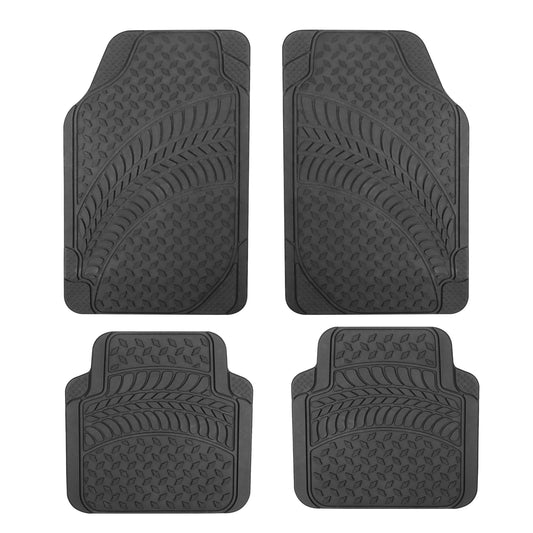 Tyre Tread 4 Piece Car Mats 