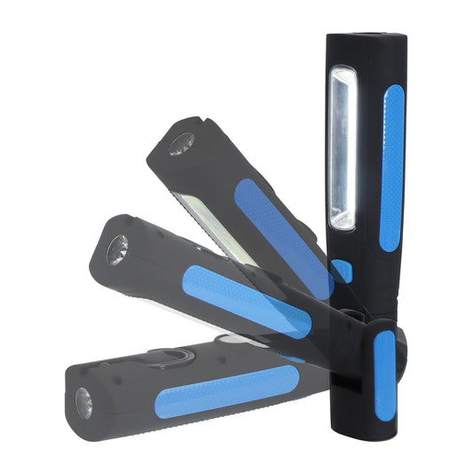 USB Portable Rechargeable 3W COB Worklight With LED Spotlight Torch