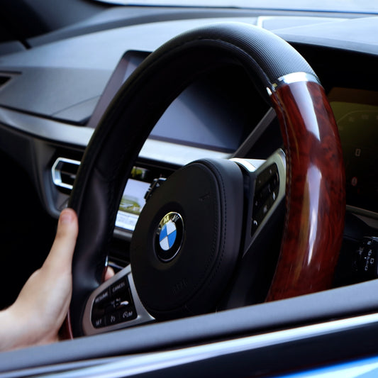 Ultimate Steering Wheel Glove - Walnut Wood Effect