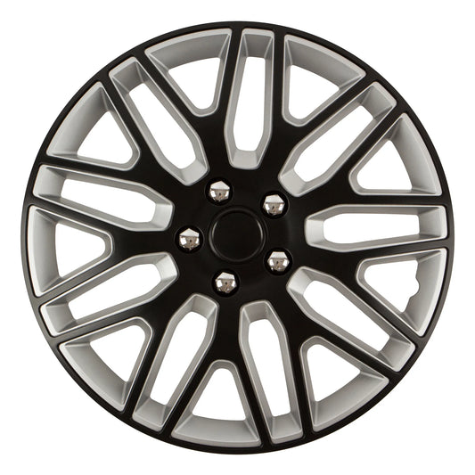 Versaco Dakar NC Black/Silver 14″ Wheel Trims