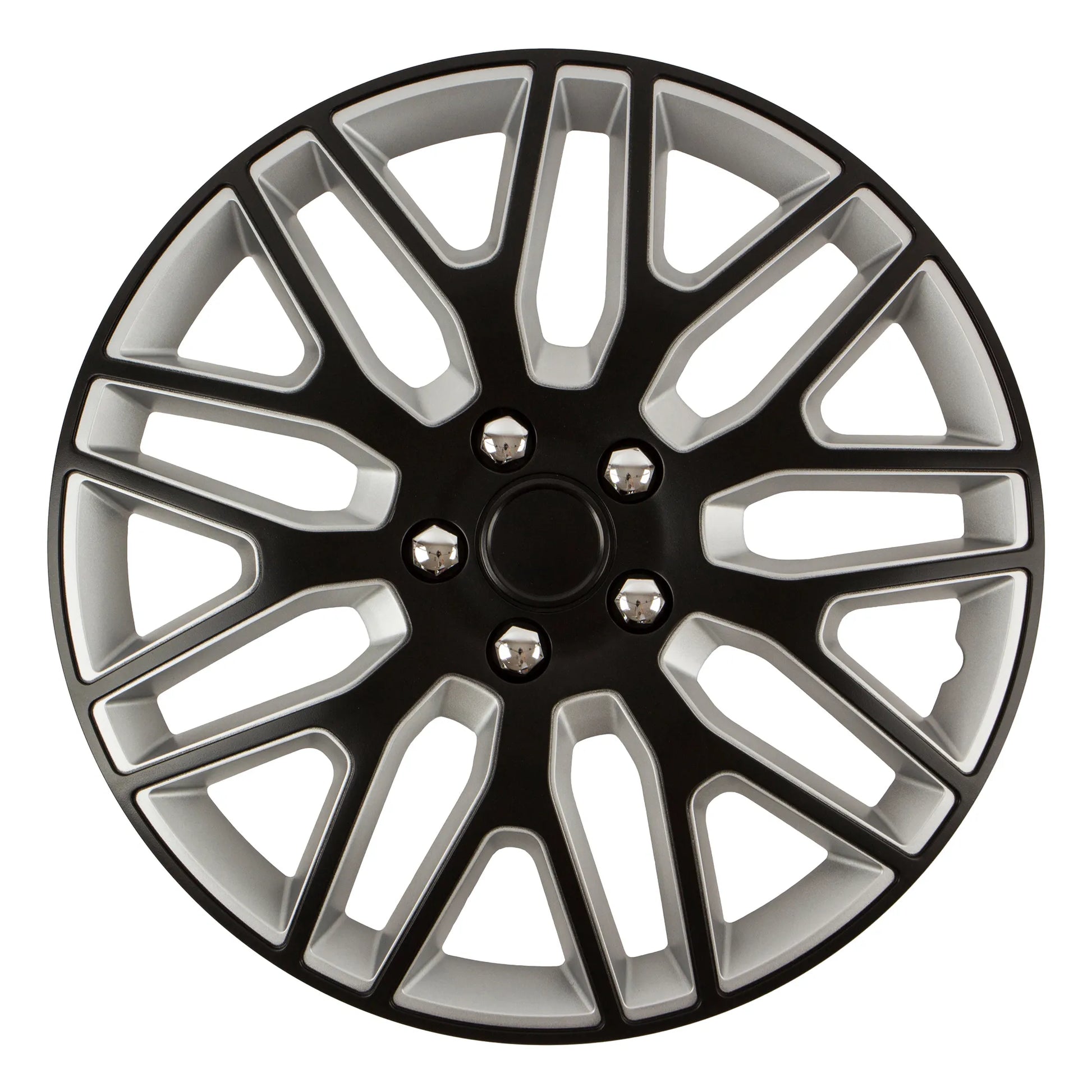 Versaco Dakar NC Black/Silver 16″ Wheel Trims