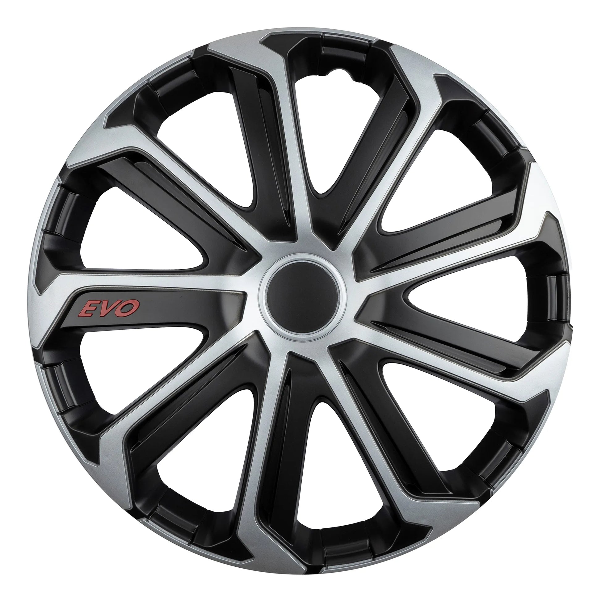 Versaco EvoSilver Black 15 Inch Wheel Trims