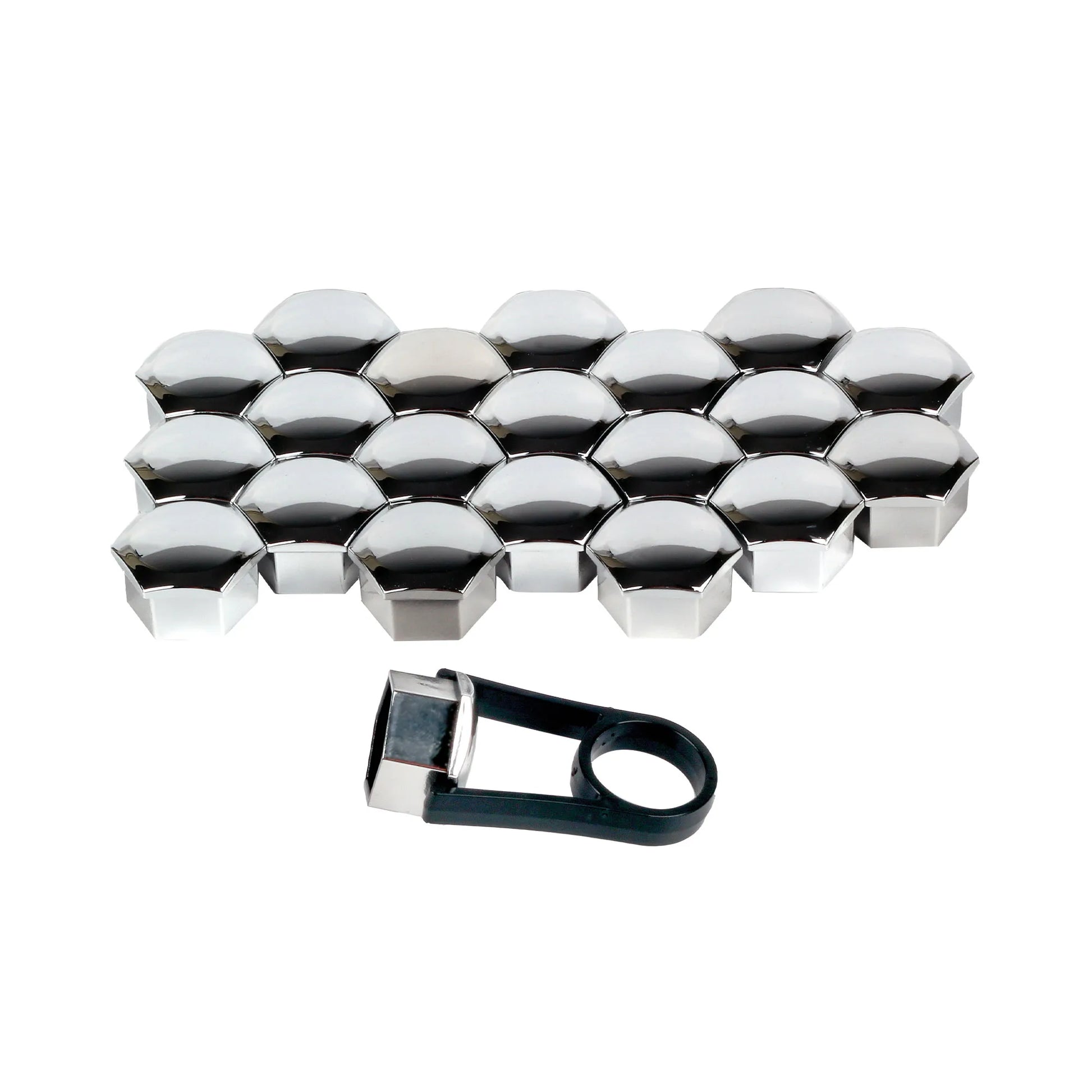 Versaco Wheel Nut Cover Chrome 7mm 