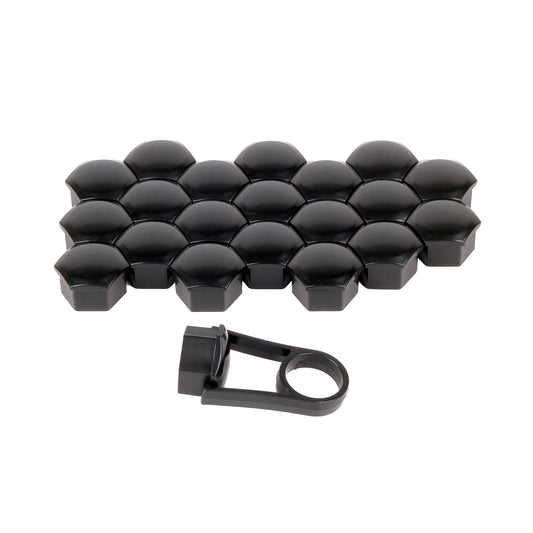 Versaco Wheel Nut Covers Black 19mm