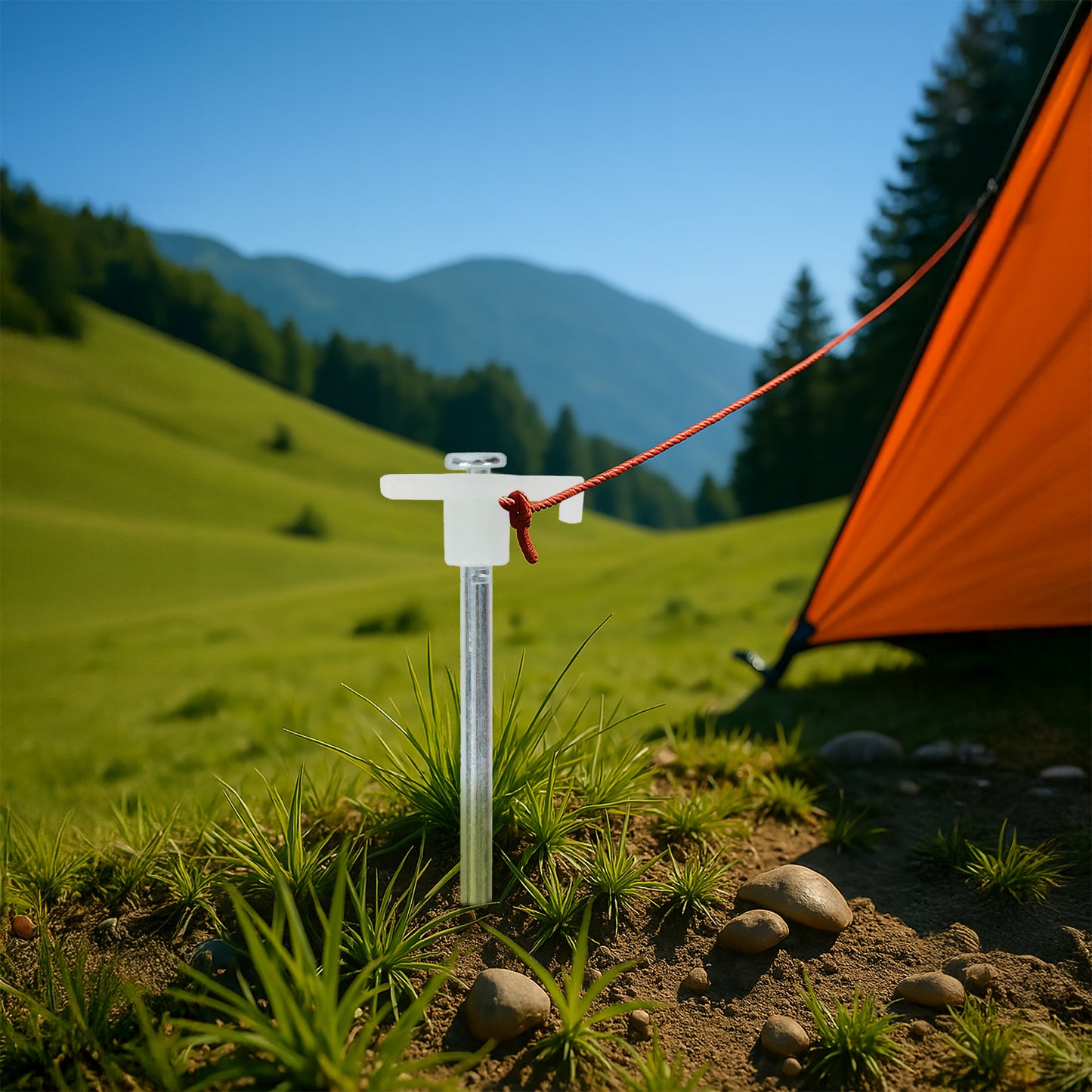 White tops Camping Pegs 