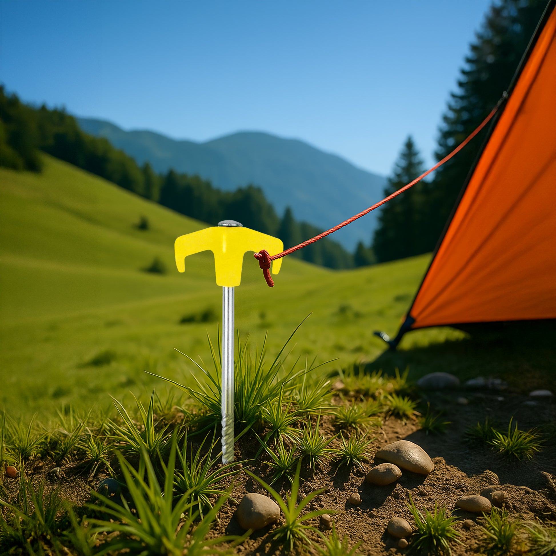 Yellow Tops Rock Pegs 