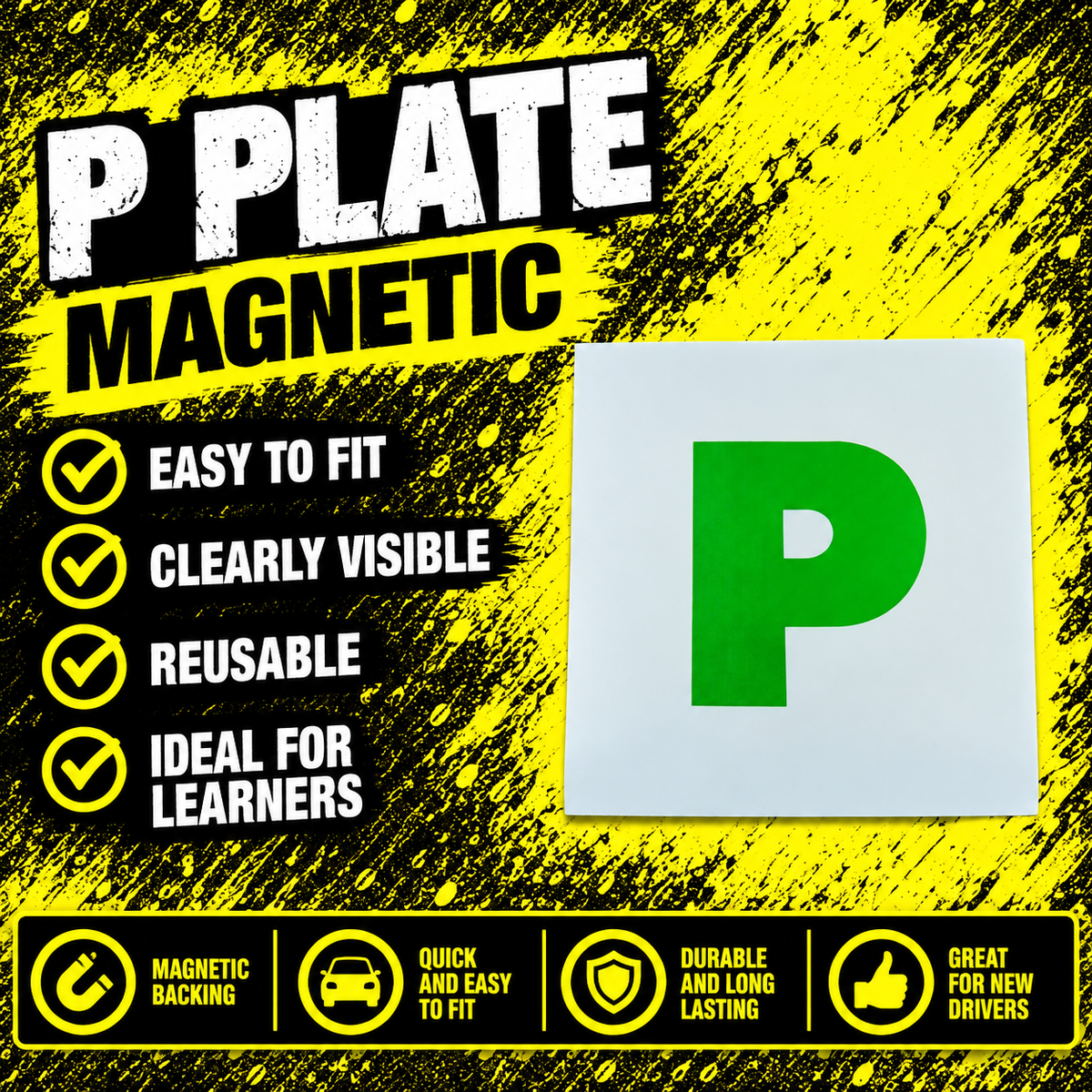 AA Magnetic P Plates