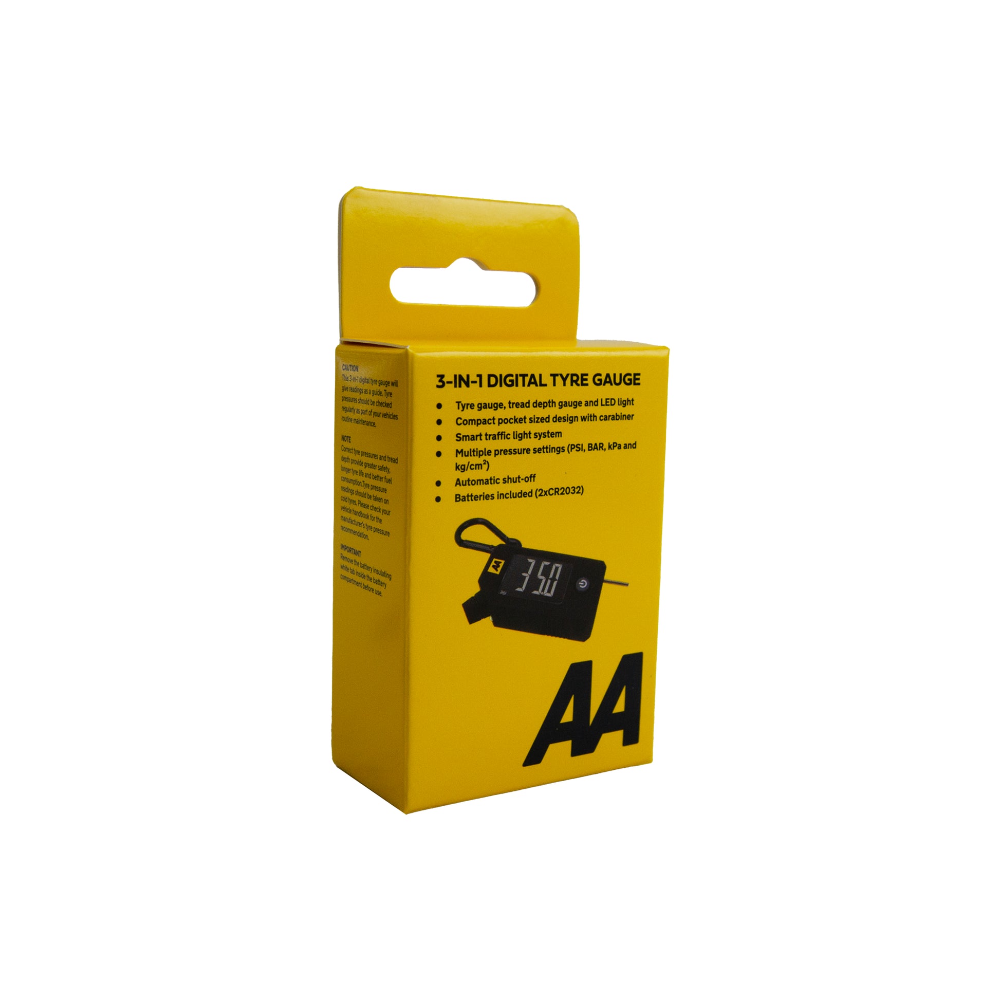 AA 3-in-1 Digital Tyre Gauge