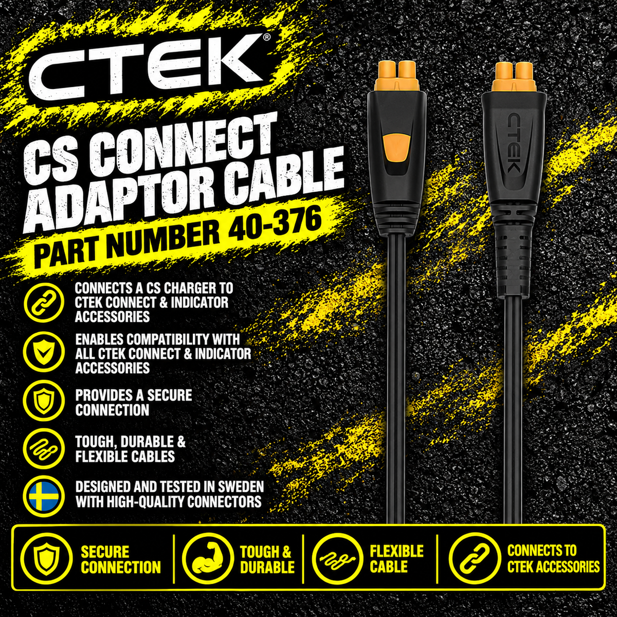 CTEK CS Connect Adaptor Cable