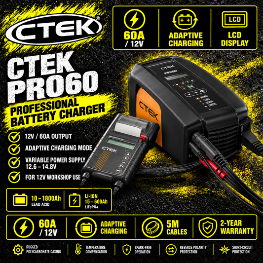CTEK PRO60 60A professional 12V battery charger