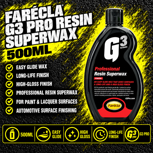 Farécla G3 Pro Resin Superwax 500ml high gloss liquid car wax