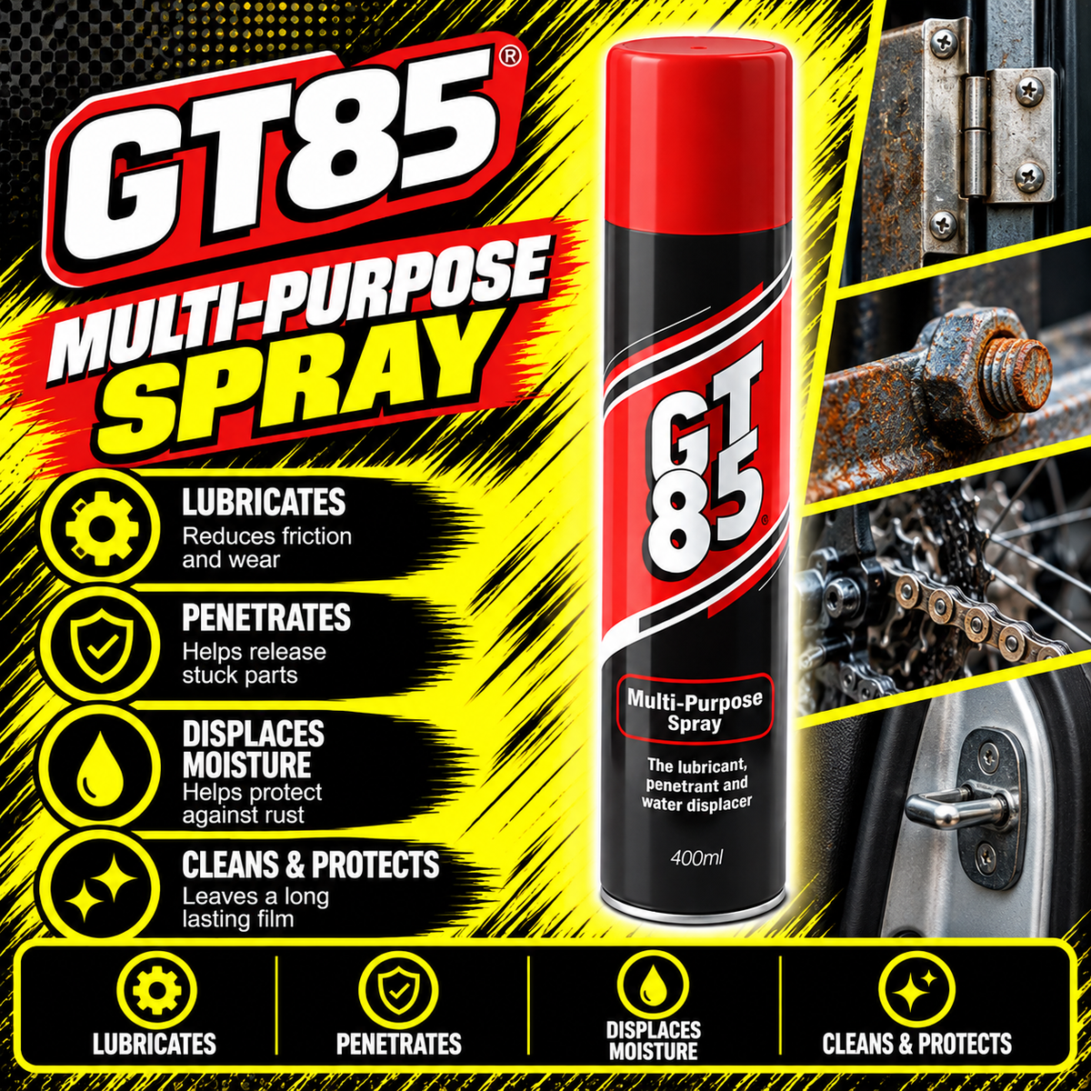 GT85 Multi-Purpose Spray 400ml