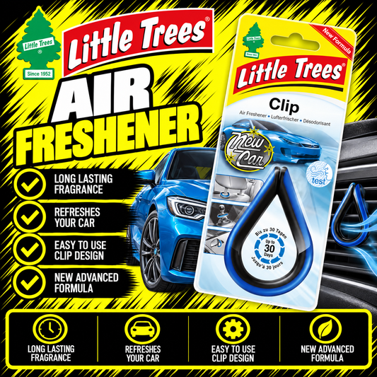 LITTLE TREES New Car Clip Air Freshener 