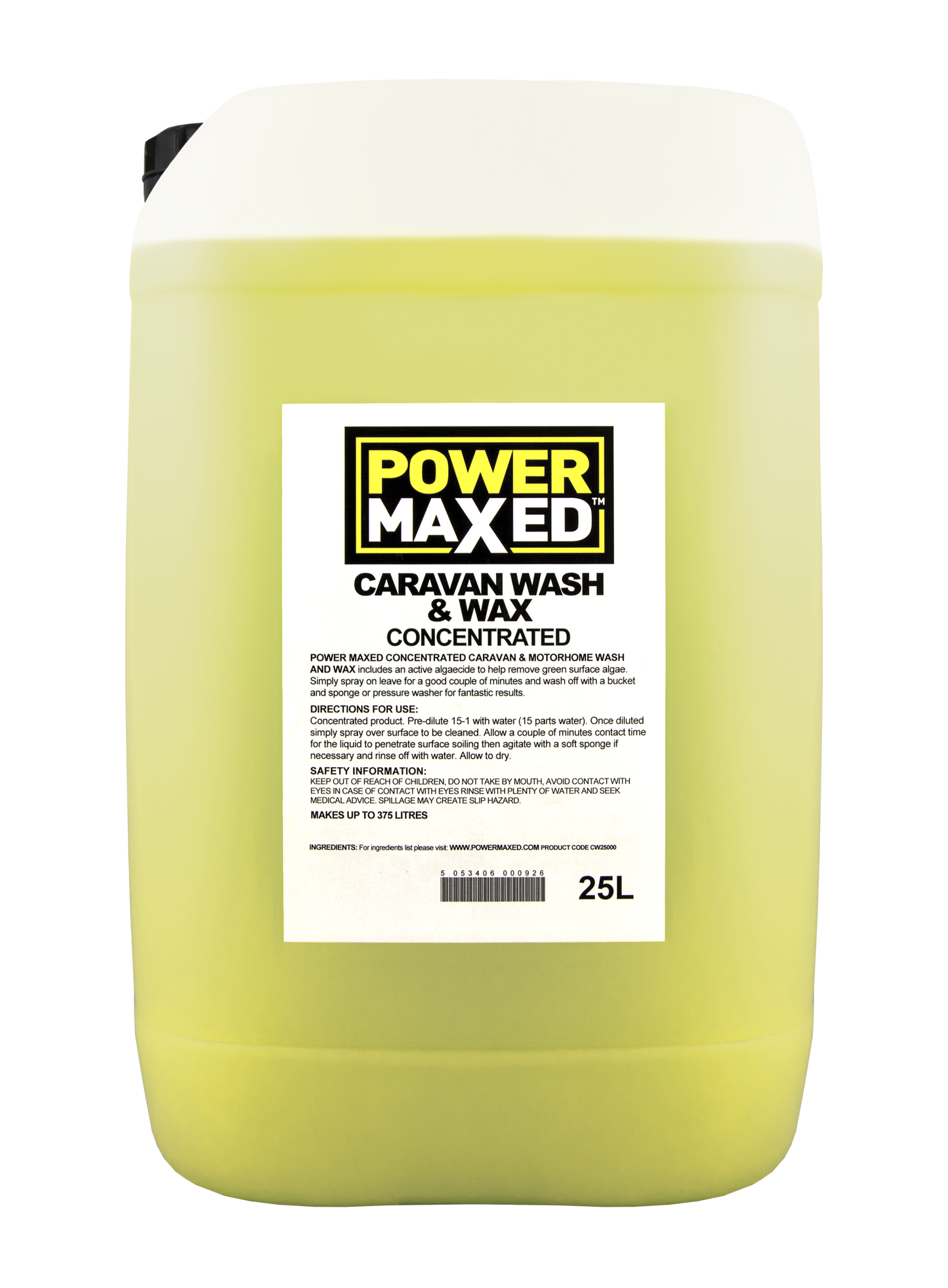 Power Maxed Caravan/Conservatory/UPVC Cleaner