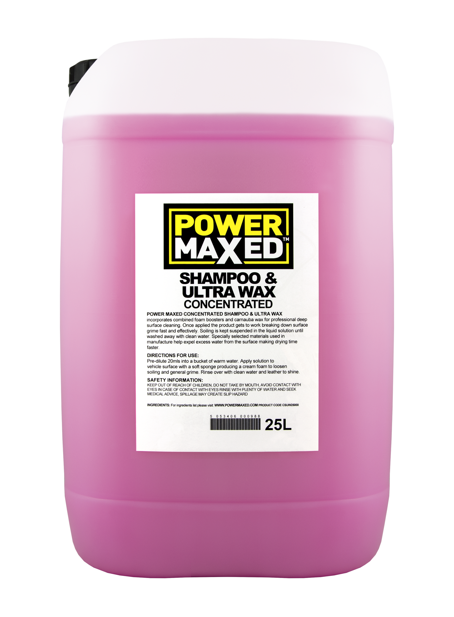 Power Maxed Car Shampoo & Ultra Wax