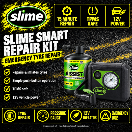 Slime Smart Repair Plus promotional tyre repair kit