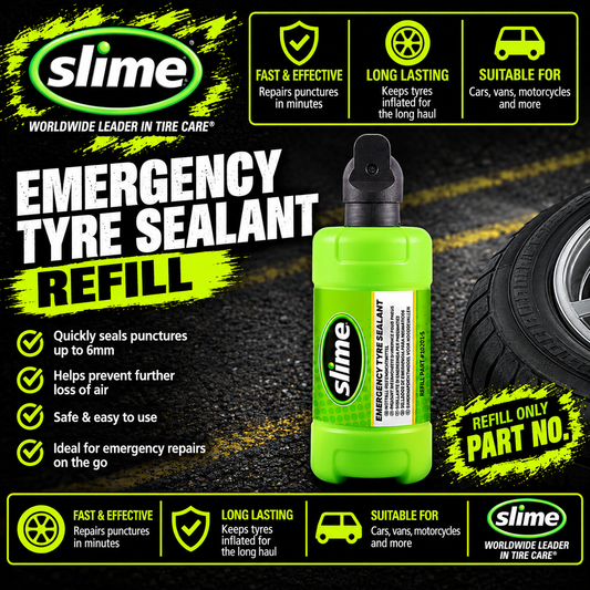 Slime 414ml tyre sealant refill for Smart Repair Ultra Kit 50158-5