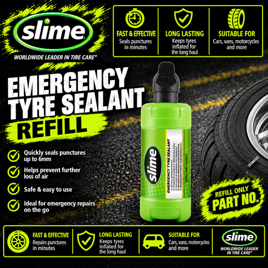Slime 532ml tyre sealant refill for Smart Repair Ultra Kit 50159-5