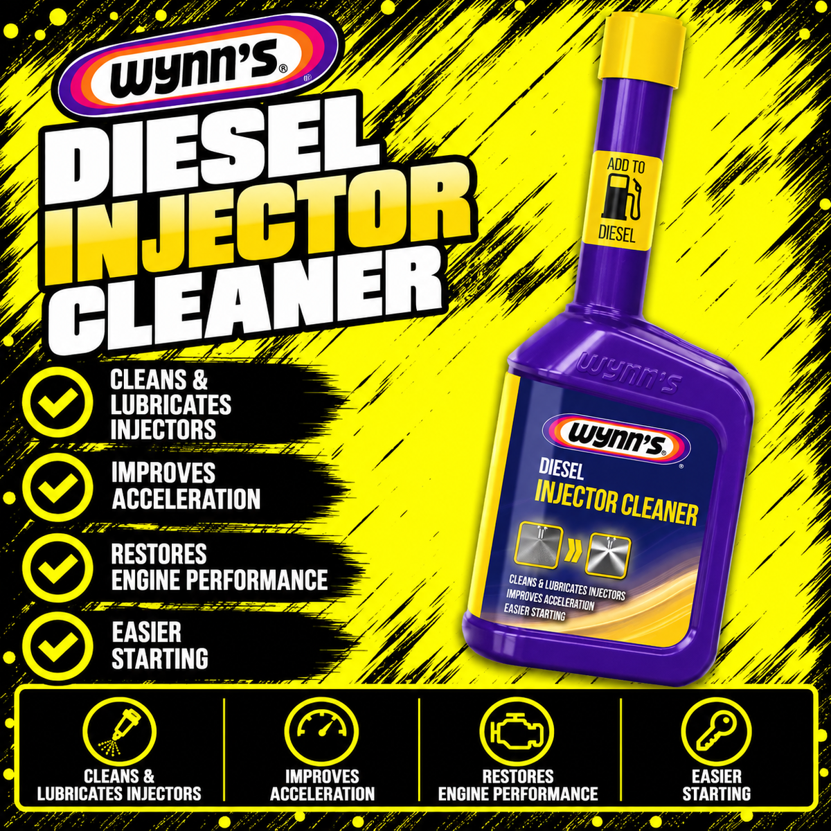 Wynn’s Diesel Injector Cleaner 325ml