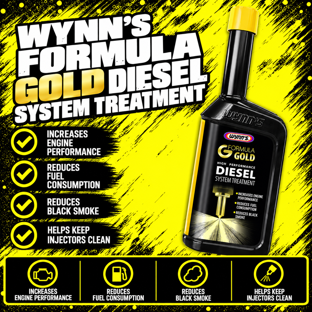 Wynn’s Formula Gold Diesel System Treatment 500ml